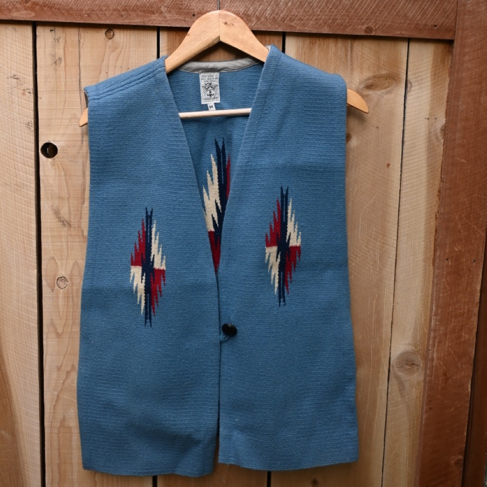 100% Wool Vintage Ortegas Chimayo Vest